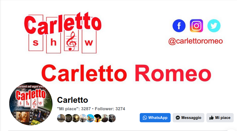 Carletto Romeo Facebook Page