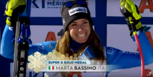 Marta Bassino Oro Mondiali SuperG