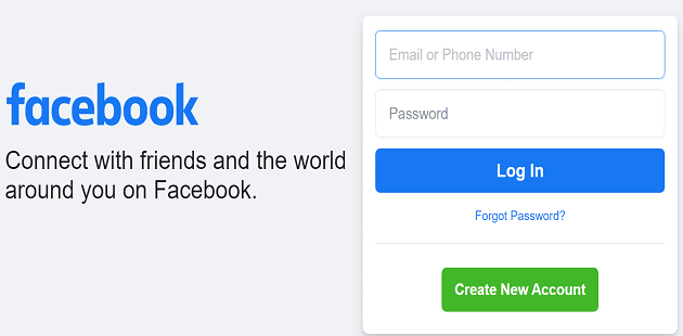 Login facebook
