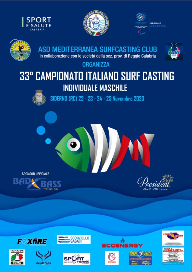 Siderno: Campionato Italiano Surf Casting