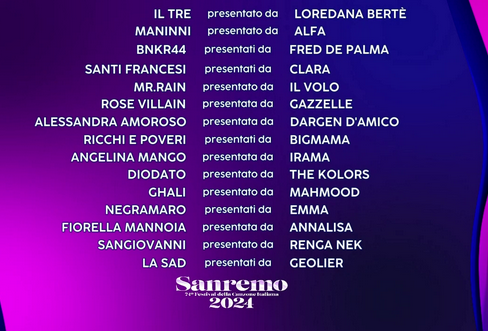 Sanremo 2024 - 3a serata