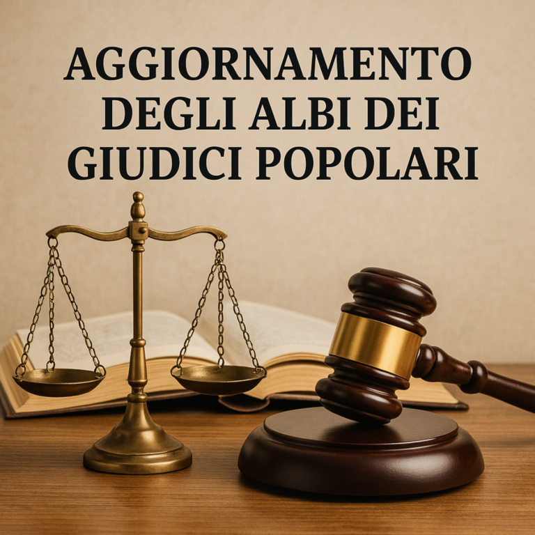Aggiornamento Albi dei Giudici Popolari