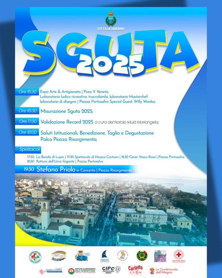 Siderno, a Pasquetta torna la Sguta dei record