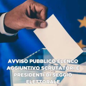 Siderno: Elenchi Presidenti e Scrutatori Seggio Elettorale