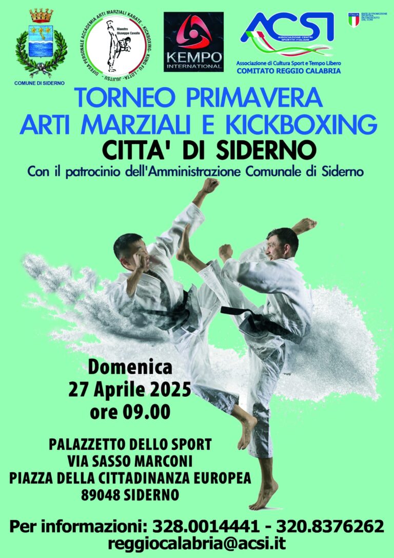 Siderno: Trofeo "Città di Siderno" Arti Marziali