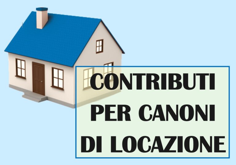 Siderno: Contributi Canone Locazione