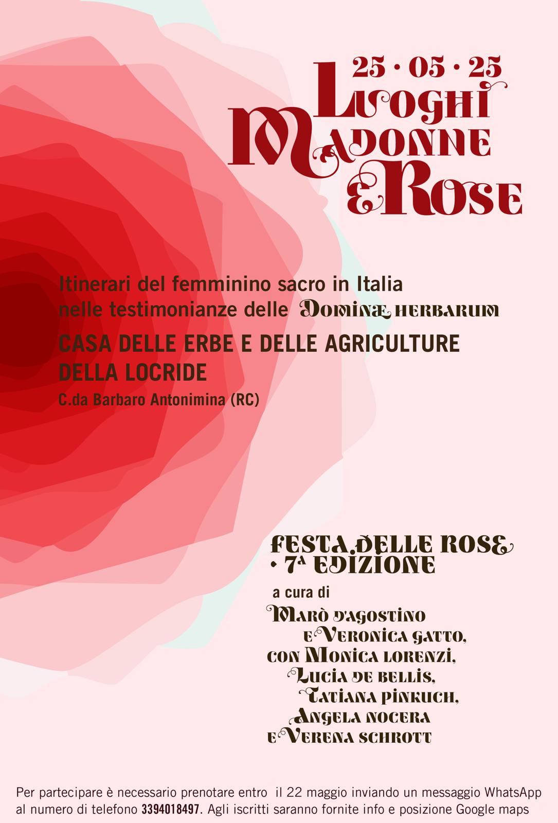 “Festa delle Rose” 2025 - “Luoghi, Madonne e Rose”